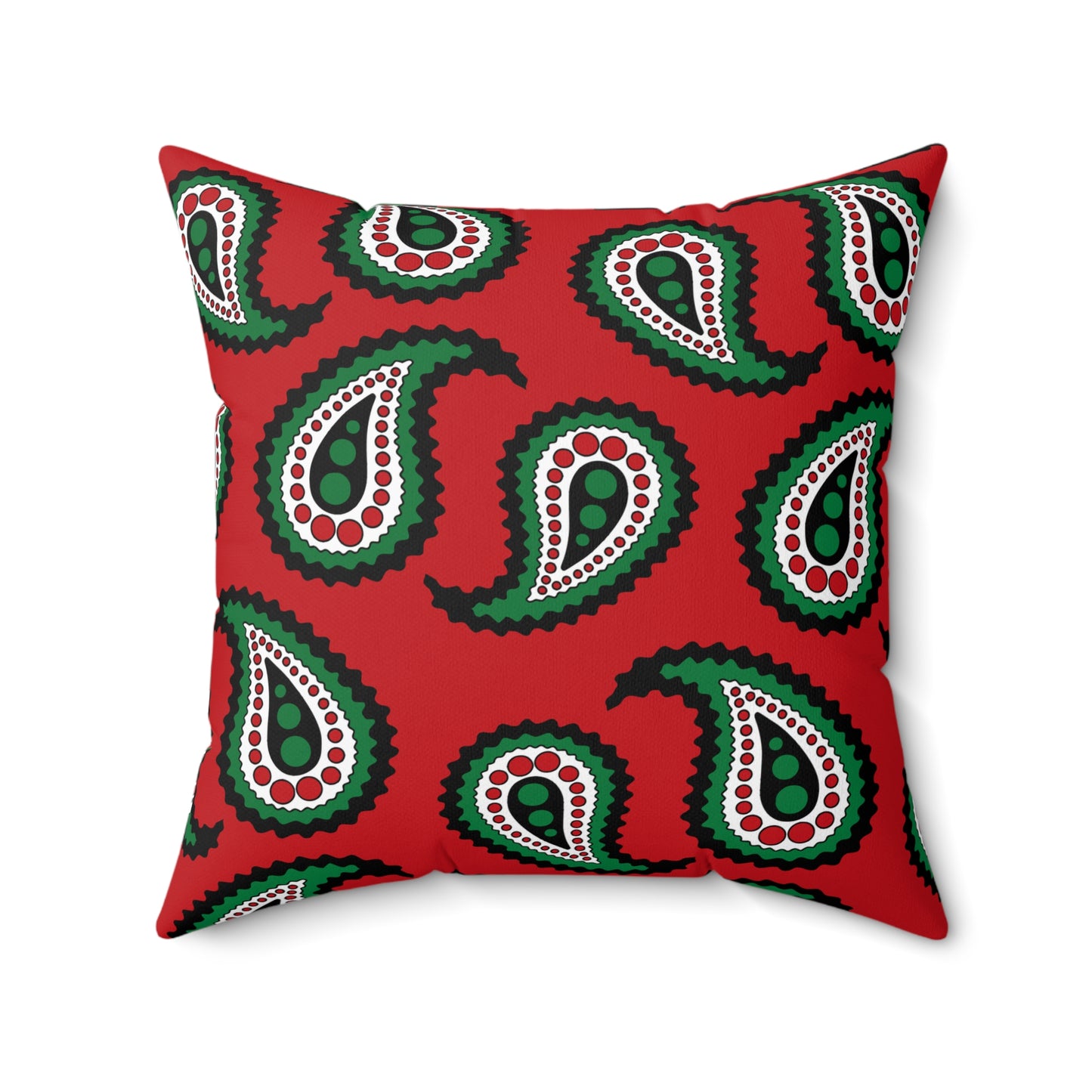 Western Sahara Retro Paisley Cushion Pillow