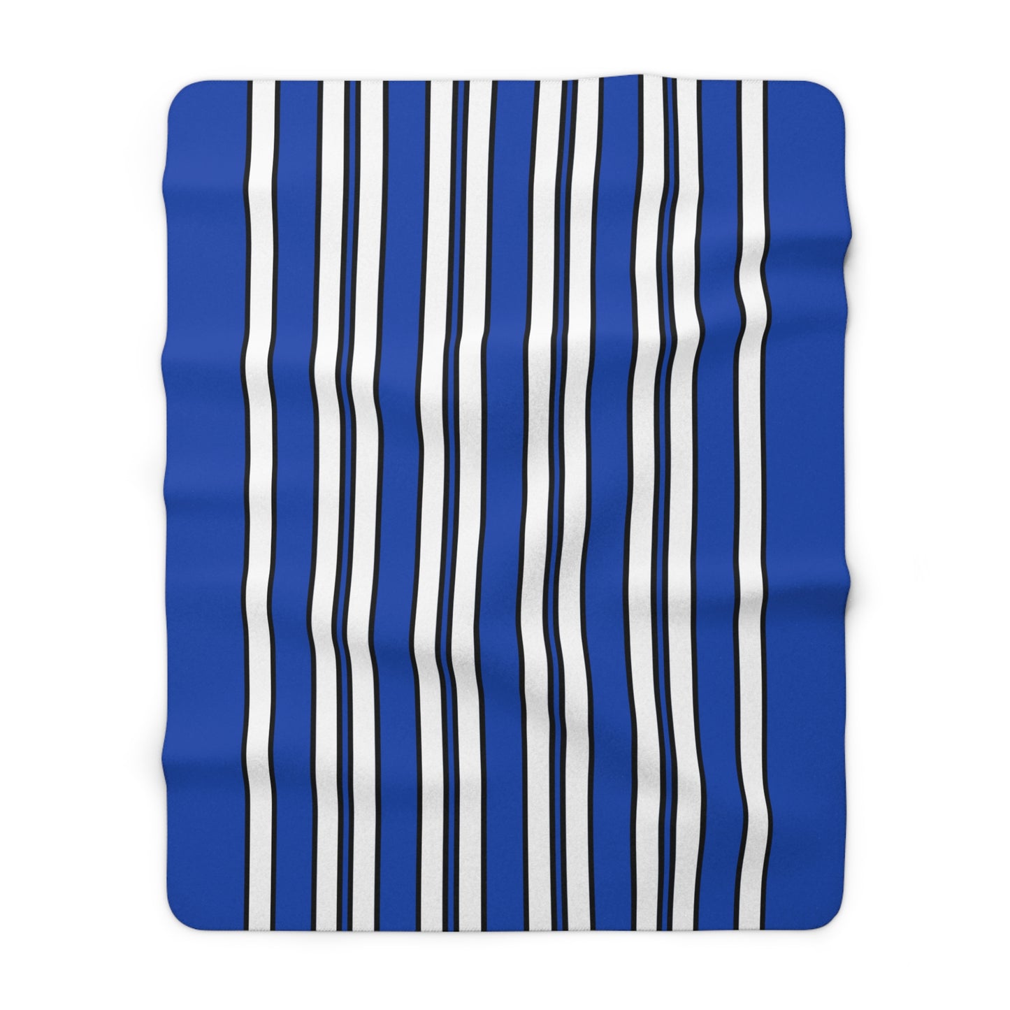 El Salvador Retro Stripes Blanket Throw