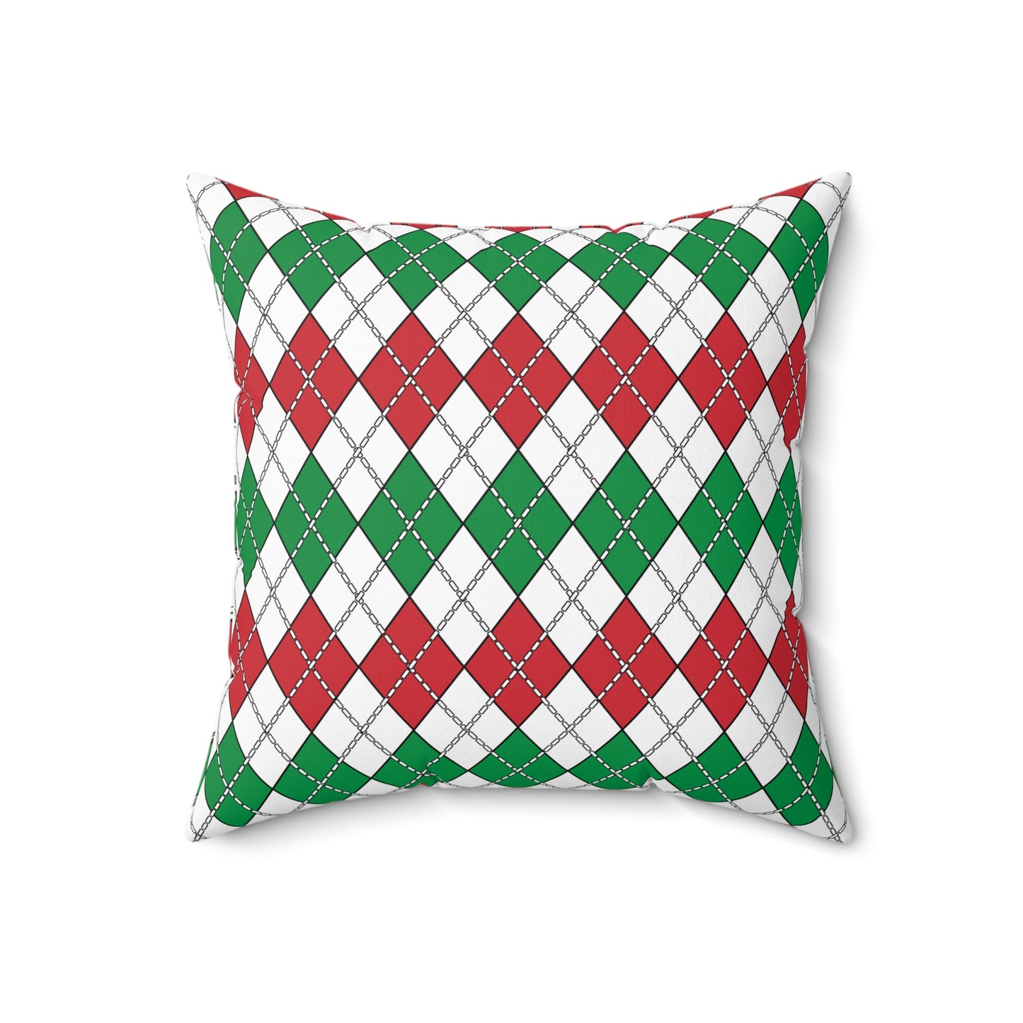 Italy Retro Argyle Cushion Pillow