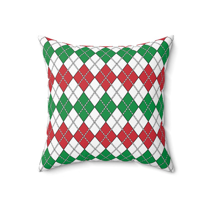 Italy Retro Argyle Cushion Pillow