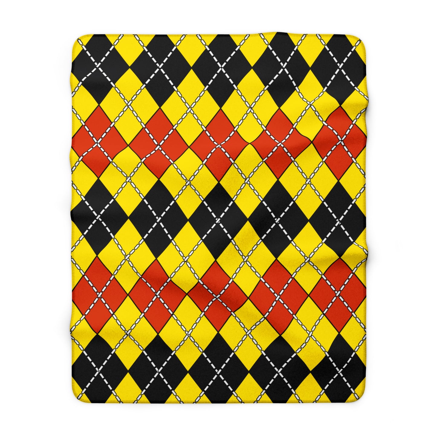 Uganda Retro Argyle Blanket Throw