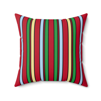 Eritrea Retro Stripes Cushion Pillow