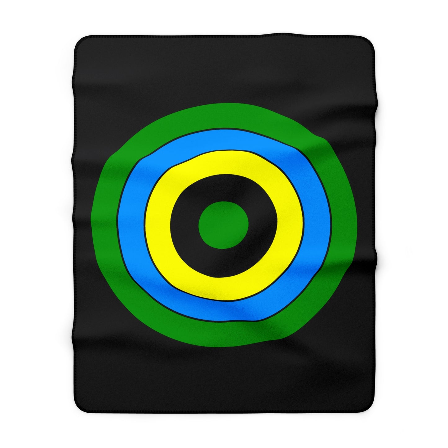 Tanzania Retro Target Blanket Throw