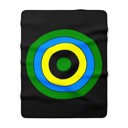 Tanzania Retro Target Blanket Throw