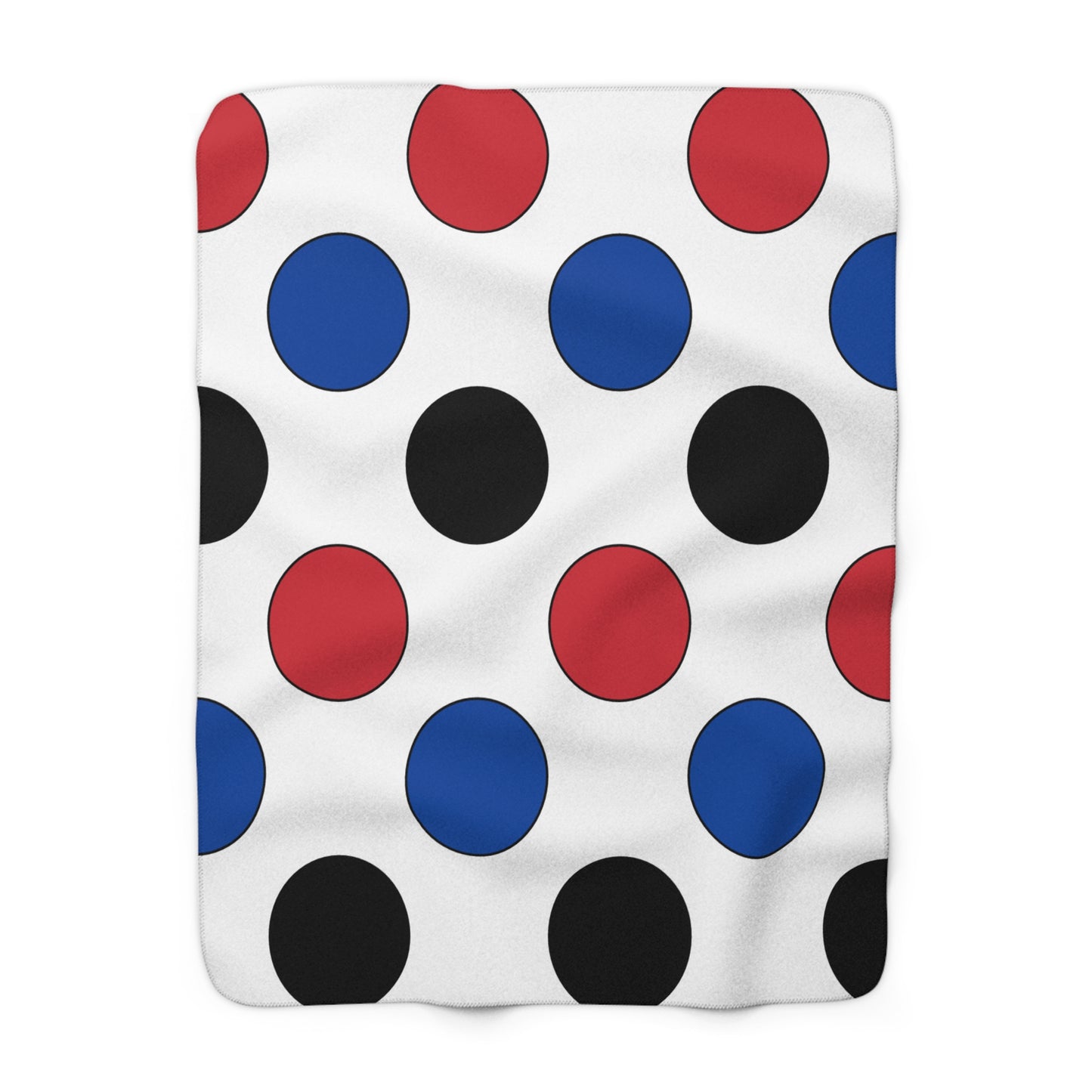Republic Of Korea Retro Polka Dots Blanket Throw
