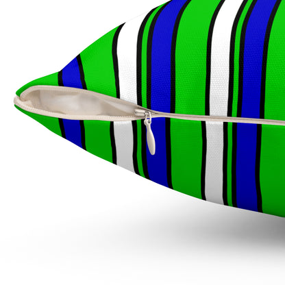 Sierra Leone Retro Stripes Cushion Pillow
