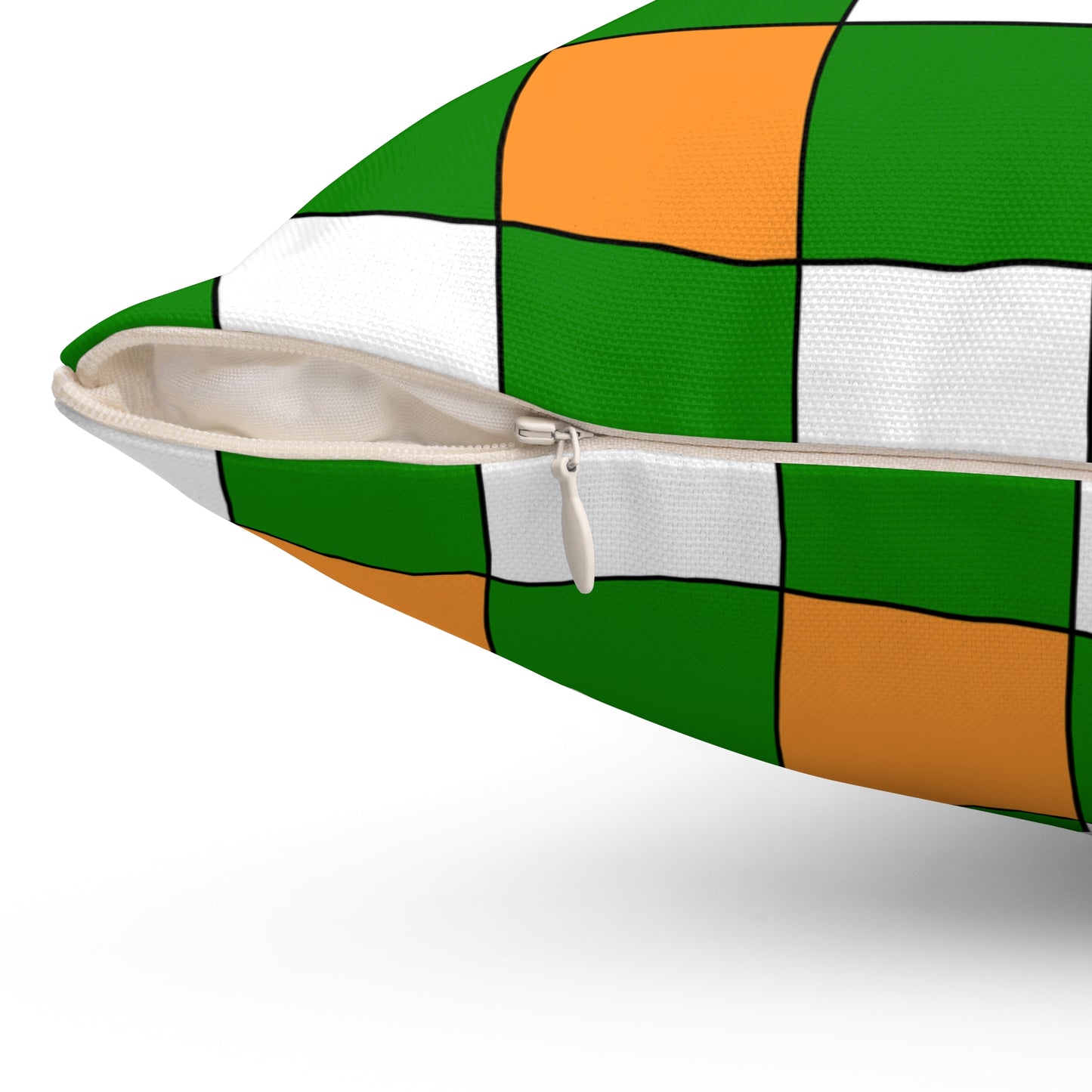 India Retro Check Cushion Pillow