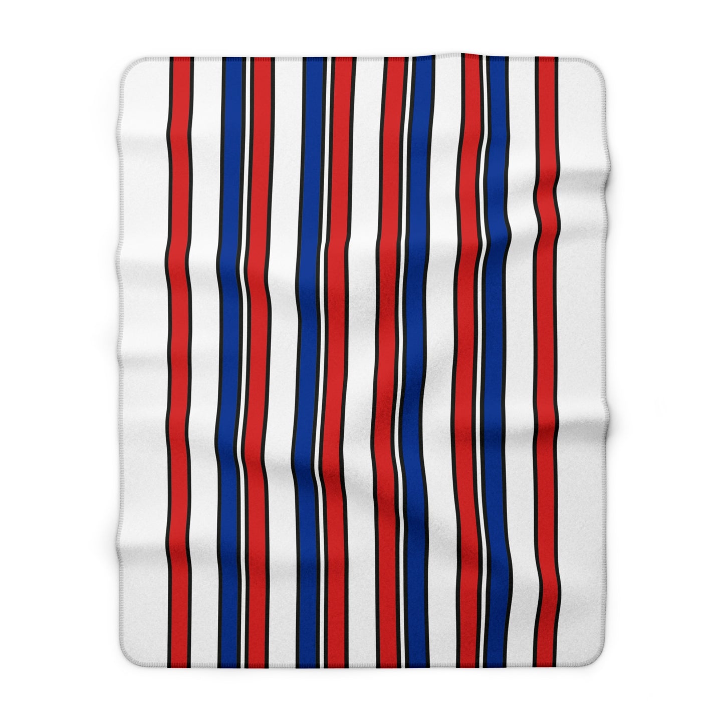 Faroe Islands Retro Stripes Blanket Throw