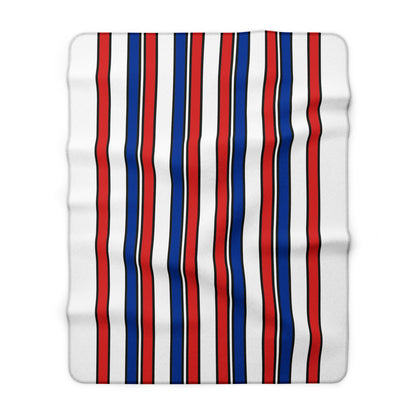 Faroe Islands Retro Stripes Blanket Throw