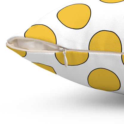 United States Virgin Islands Retro Polka Dots Cushion Pillow