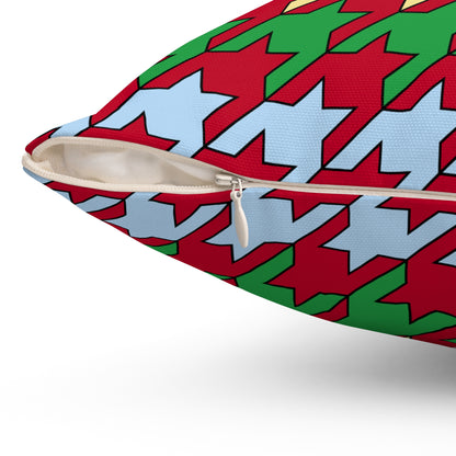 Eritrea Retro Houndstooth Cushion Pillow