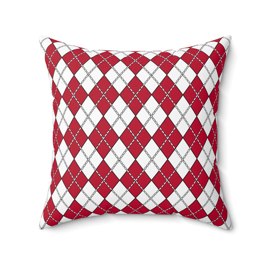 Japan Retro Argyle Cushion Pillow