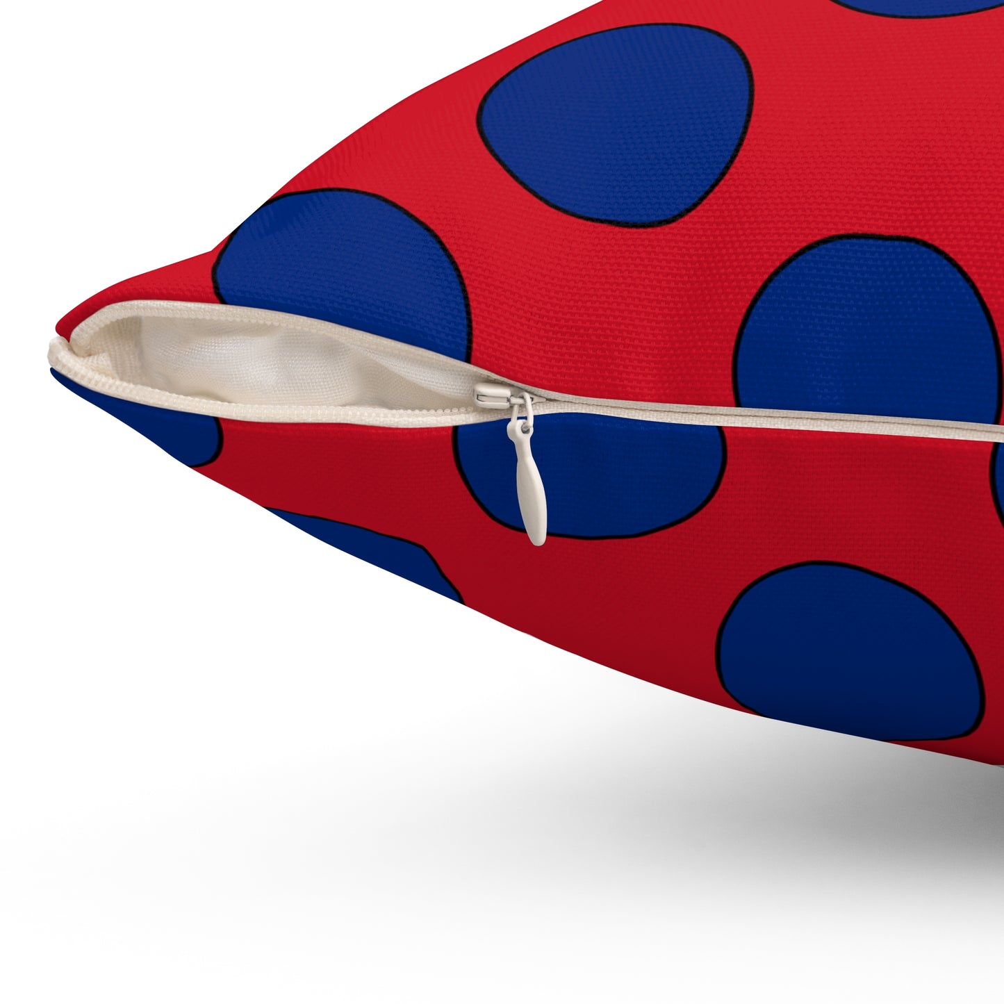 Liechtenstein Retro Polka Dots Cushion Pillow