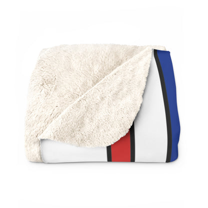 Faroe Islands Retro Stripes Blanket Throw