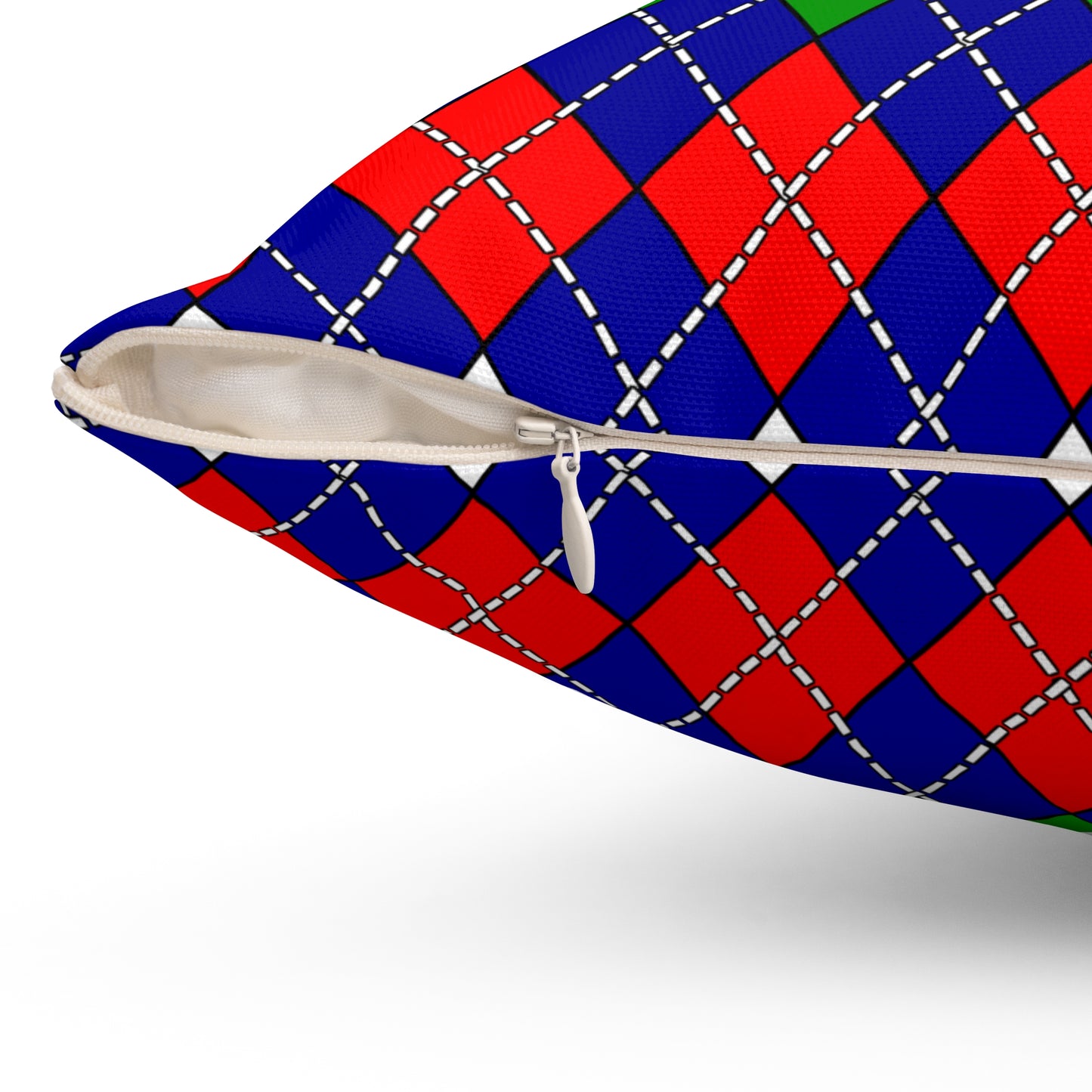 Gambia Retro Argyle Cushion Pillow