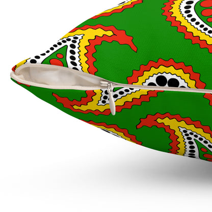 Dominica Retro Paisley Cushion Pillow