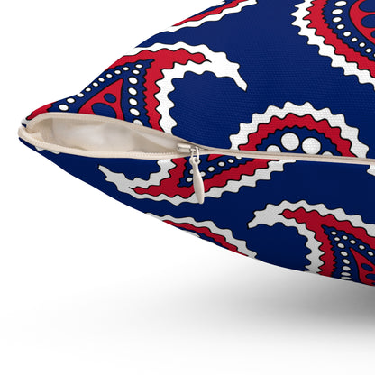 Anguilla Retro Paisley Cushion Pillow