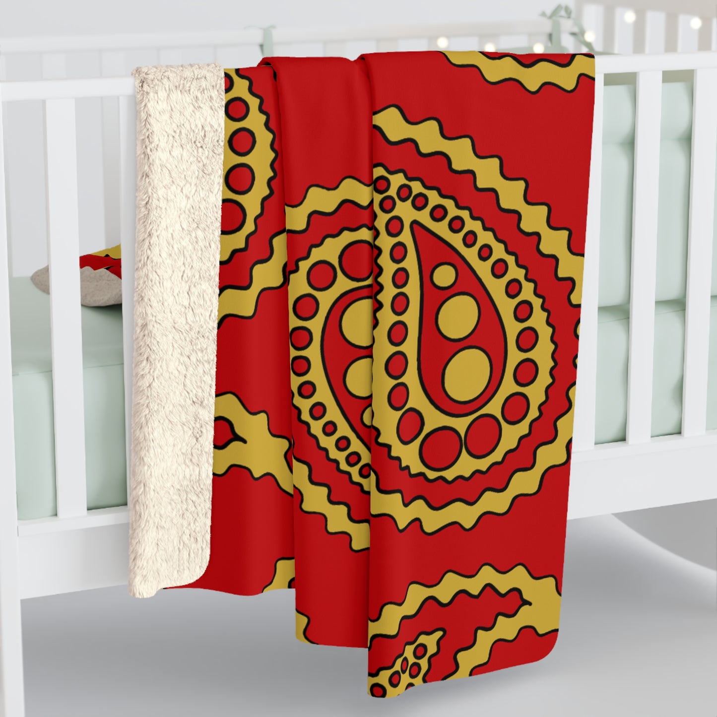 Montenegro Retro Paisley Blanket Throw