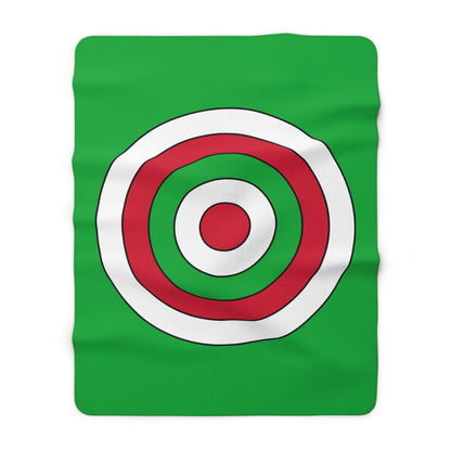 Wales Retro Target Blanket Throw