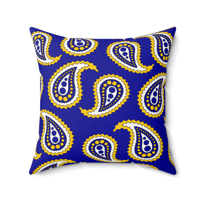 Bosnia And Herzegovina Retro Paisley Cushion Pillow