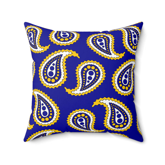 Bosnia And Herzegovina Retro Paisley Cushion Pillow