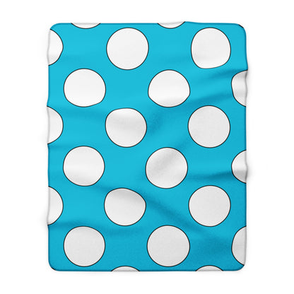 Honduras Retro Polka Dots Blanket Throw