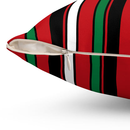 Western Sahara Retro Stripes Cushion Pillow