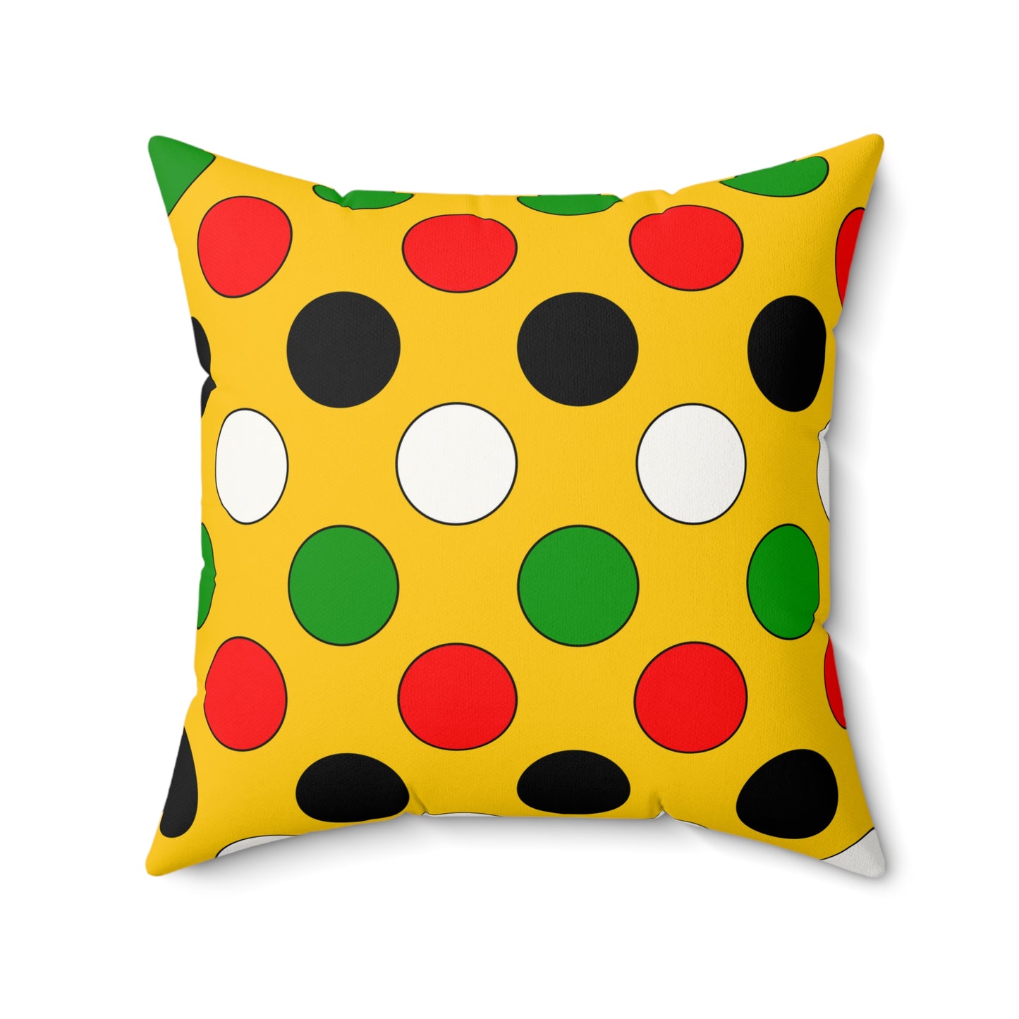Mozambique Retro Polka Dots Cushion Pillow