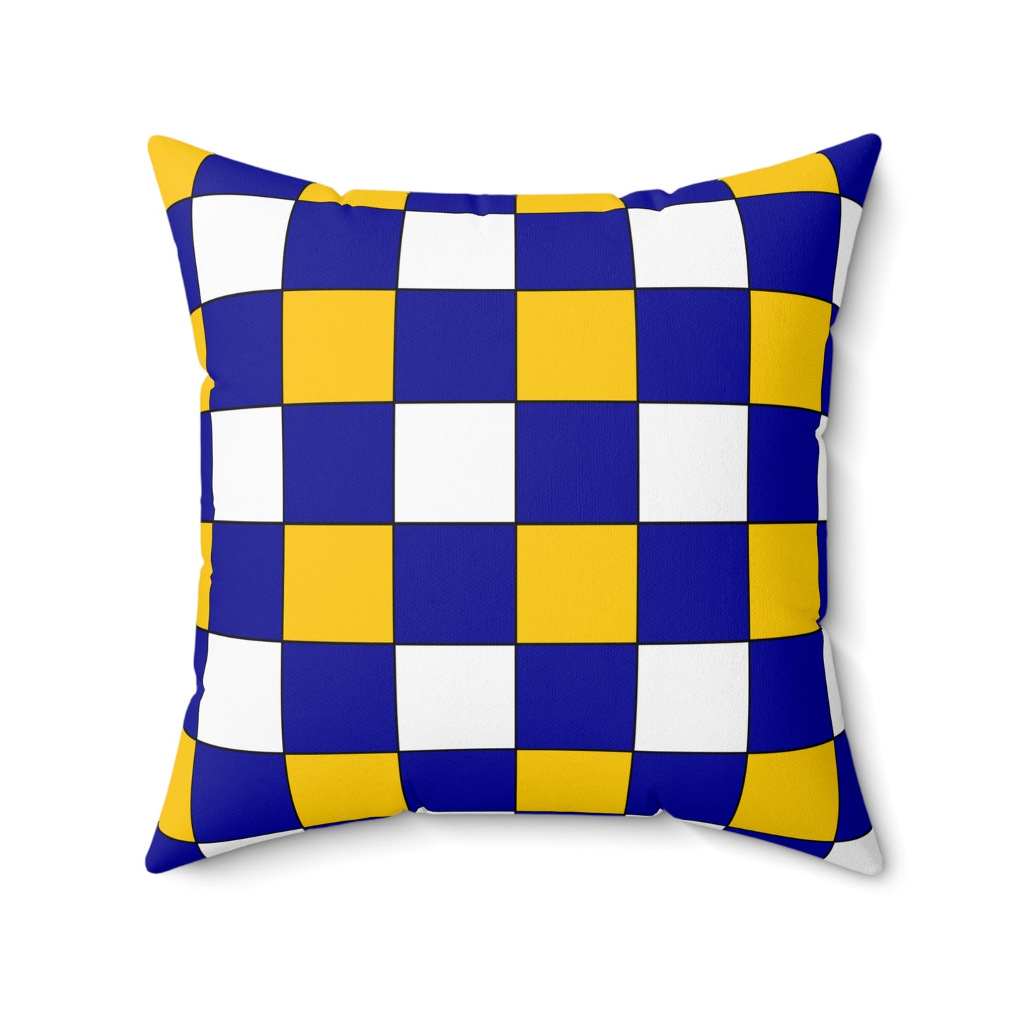 Bosnia And Herzegovina Retro Check Cushion Pillow