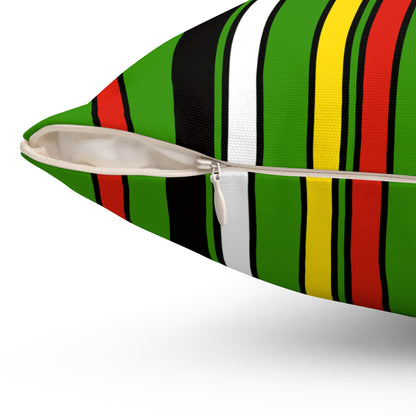 Guyana Retro Stripes Cushion Pillow
