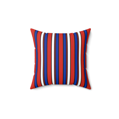 Paraguay Retro Stripes Cushion Pillow