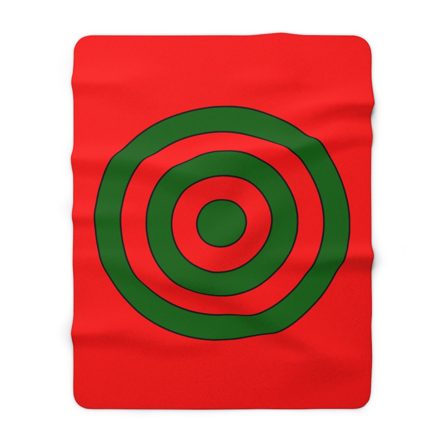 Portugal Retro Target Blanket Throw
