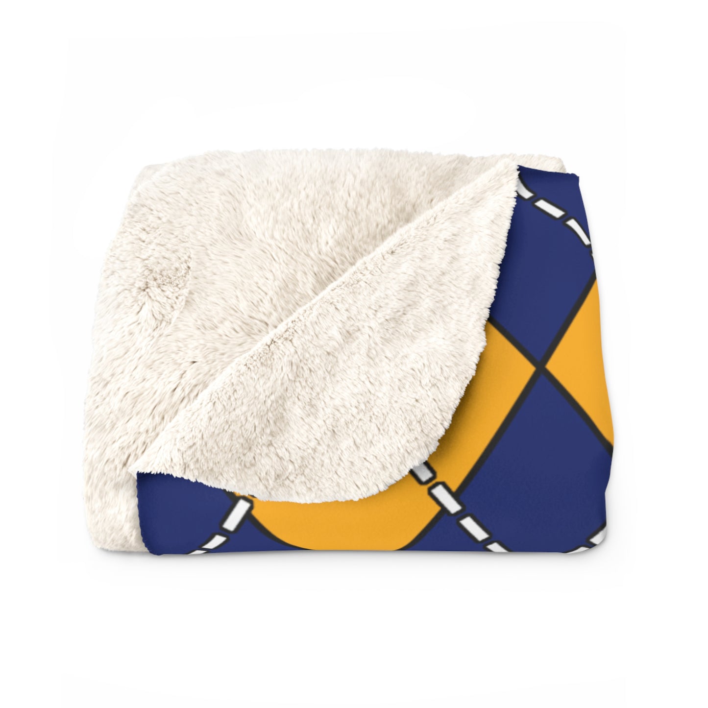 Nauru Retro Argyle Blanket Throw