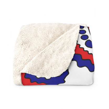 Wallis And Futuna Retro Paisley Blanket Throw