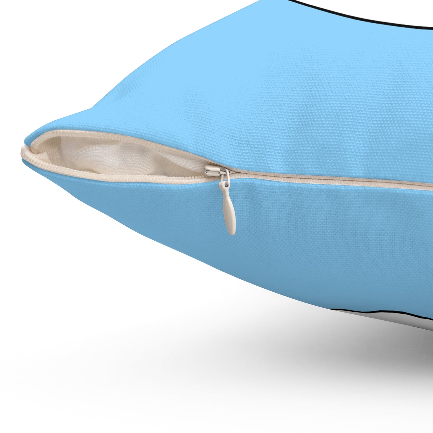 Light Blue, White Retro Target Cushion Pillow
