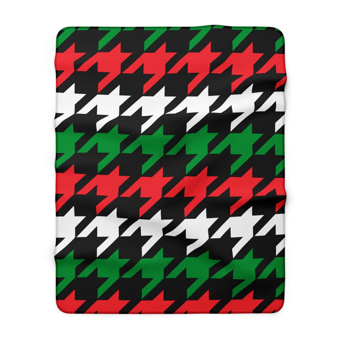 Palestine Retro Houndstooth Blanket Throw