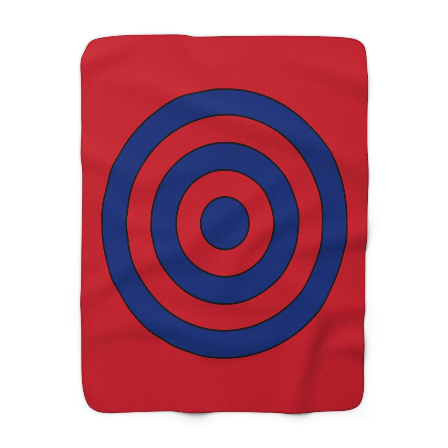 Samoa Retro Target Blanket Throw