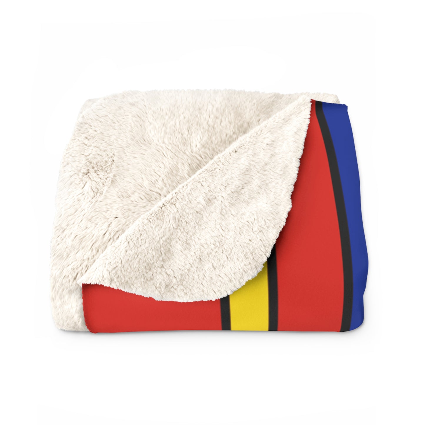 Romania Retro Stripes Blanket Throw