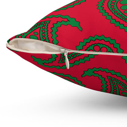 Maldives Retro Paisley Cushion Pillow