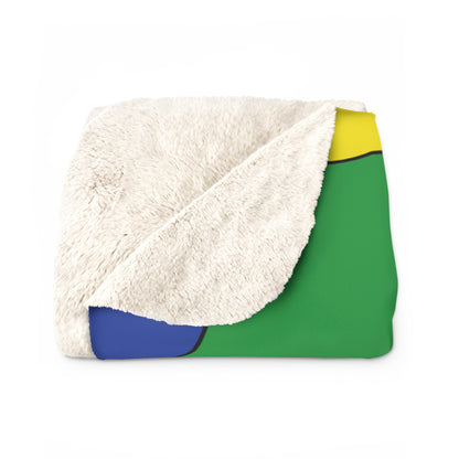 Brazil Retro Polka Dots Blanket Throw