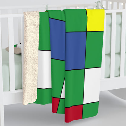 Comoros Retro Check Blanket Throw