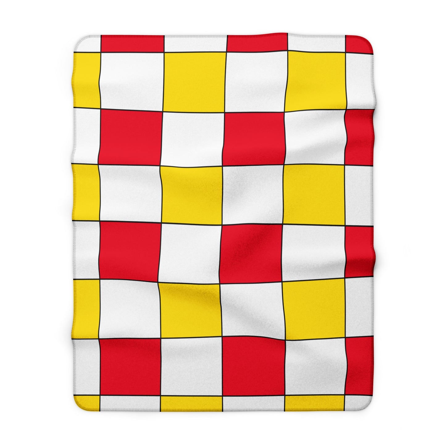 Guernsey Retro Check Blanket Throw