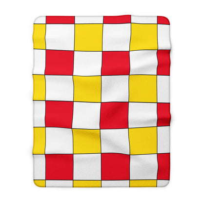 Guernsey Retro Check Blanket Throw