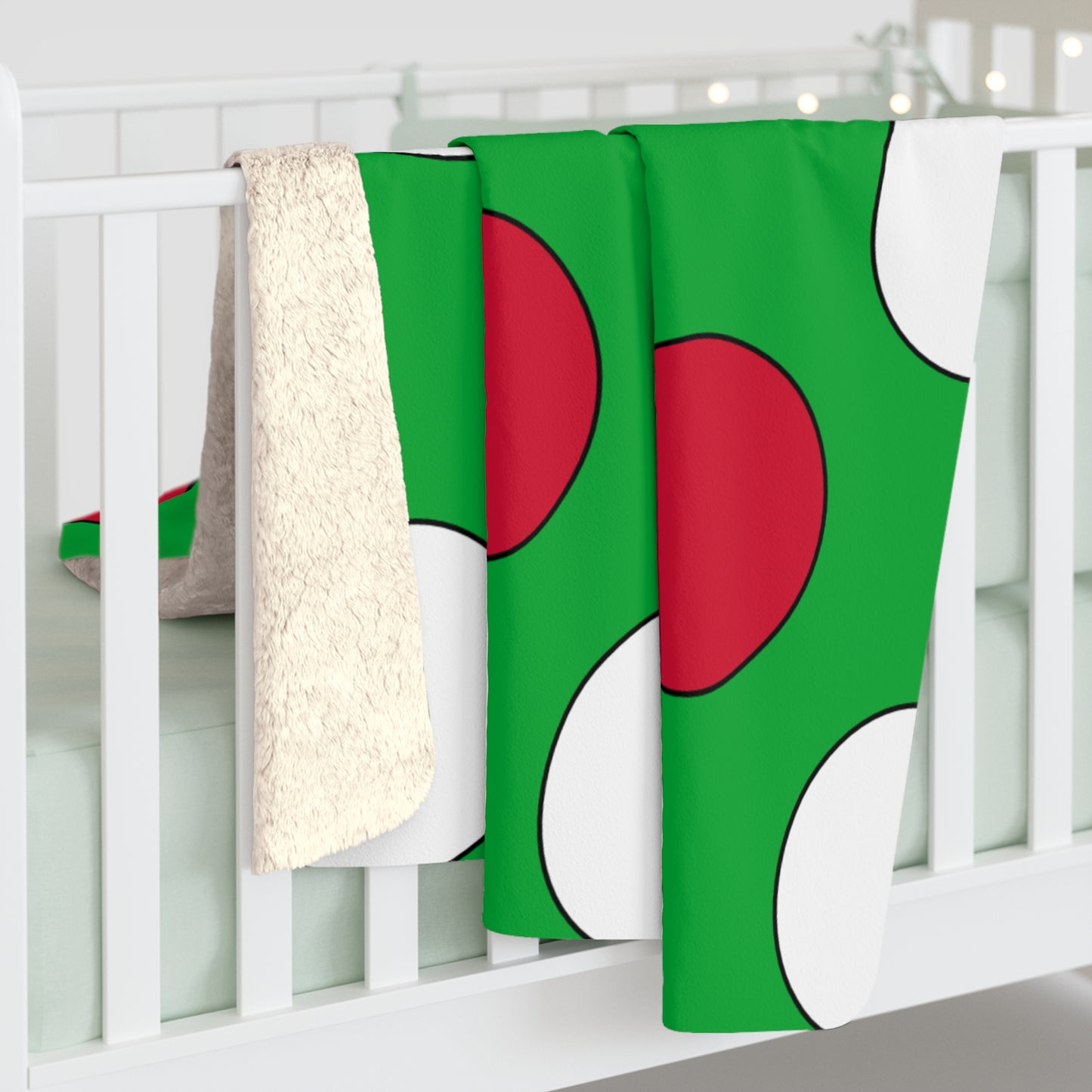 Wales Retro Polka Dots Blanket Throw