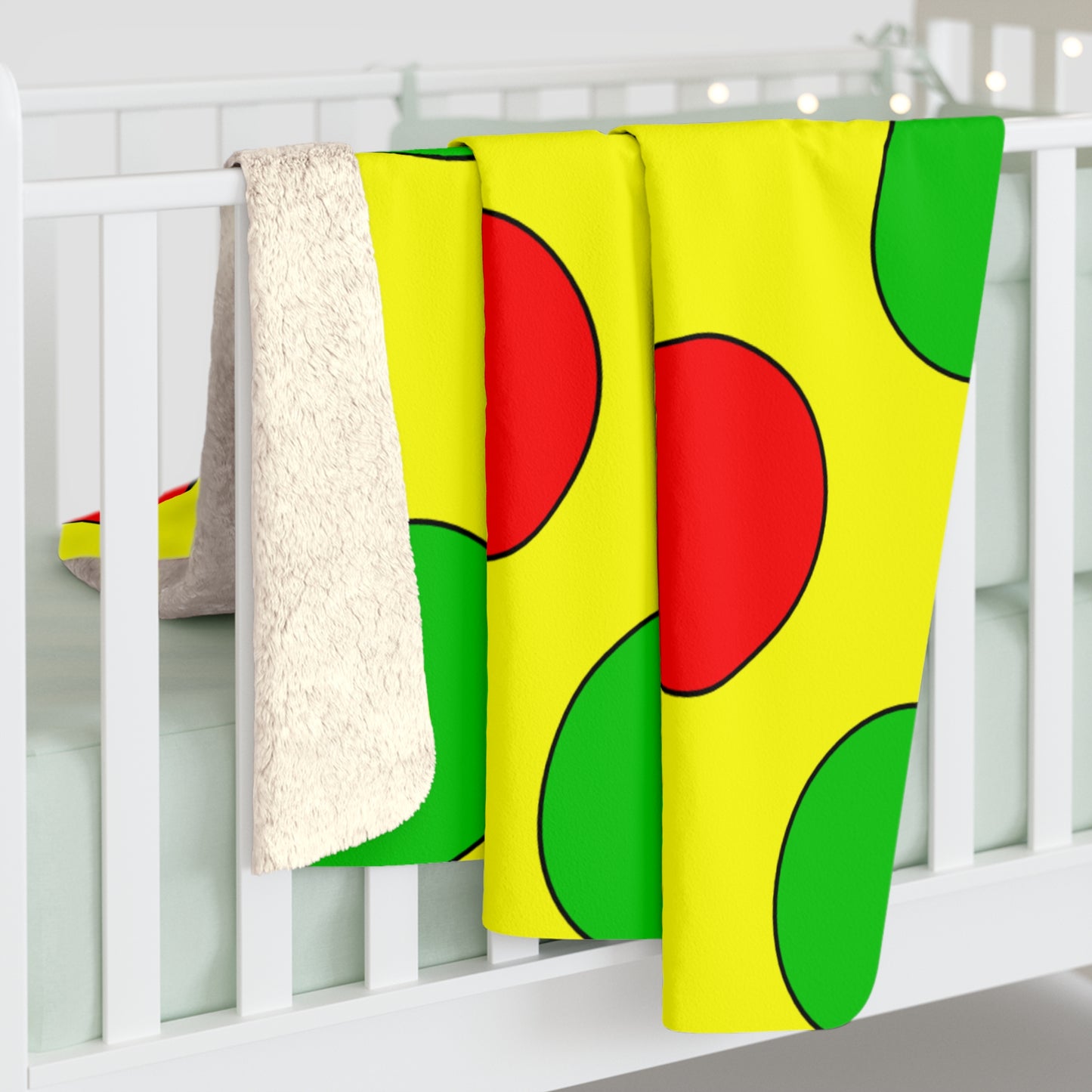 Congo Retro Polka Dots Blanket Throw