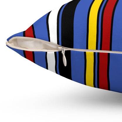 Eswatini Retro Stripes Cushion Pillow