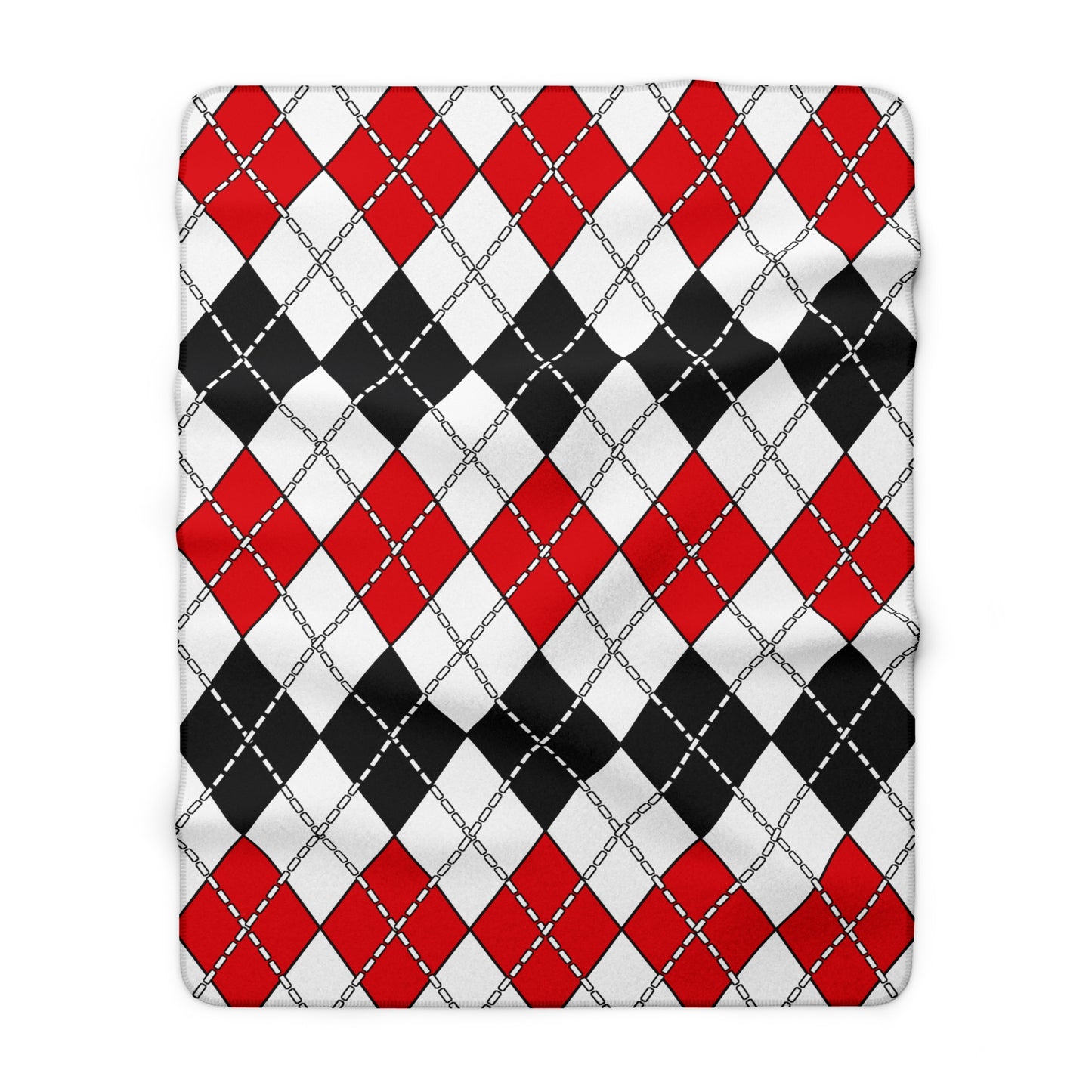 Gibraltar Retro Argyle Blanket Throw