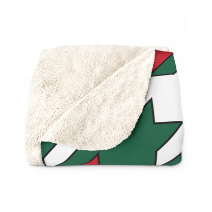 Mexico Retro Houndstooth Blanket Throw