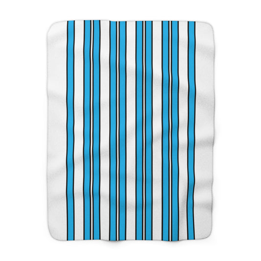 San Marino Retro Stripes Blanket Throw