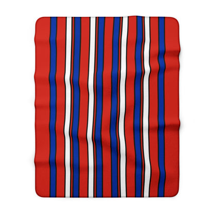 Paraguay Retro Stripes Blanket Throw